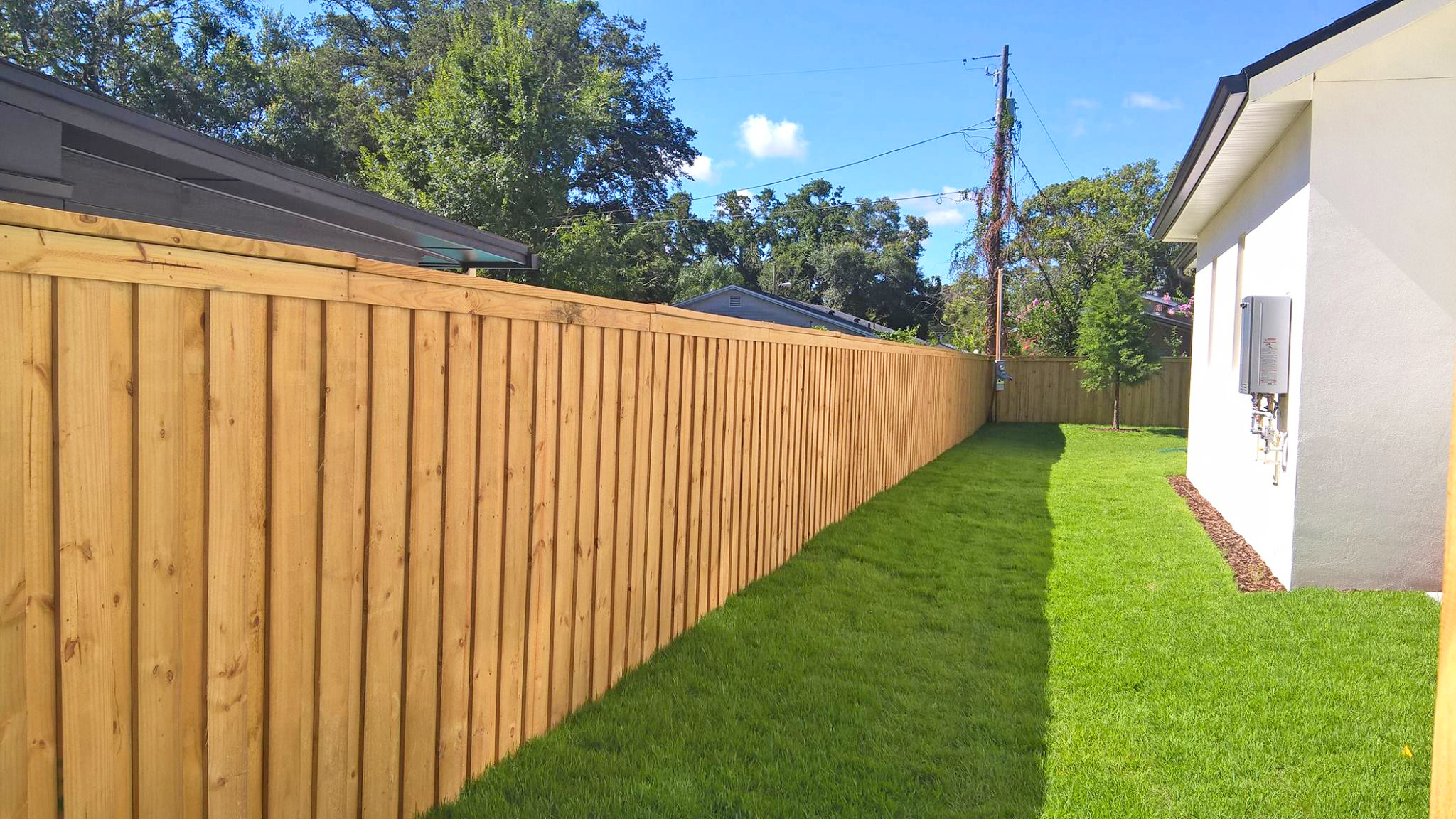 Wooden Fence Installation Winter Park